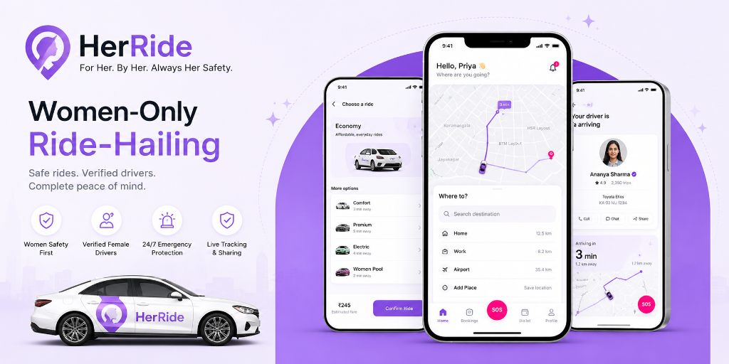 Women-Only Ride-Hailing App